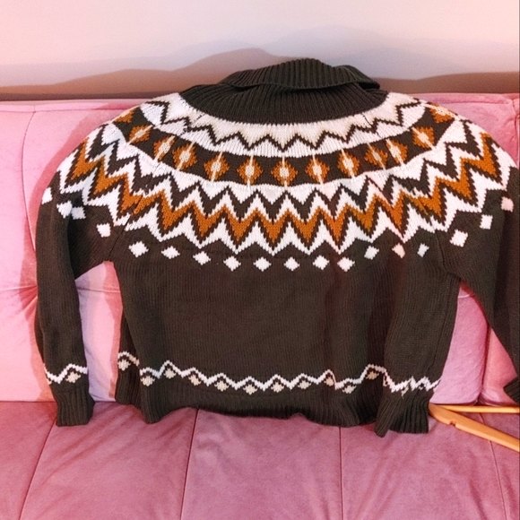 Turtleneck Fair Isle Sweater - Picture 1 of 1